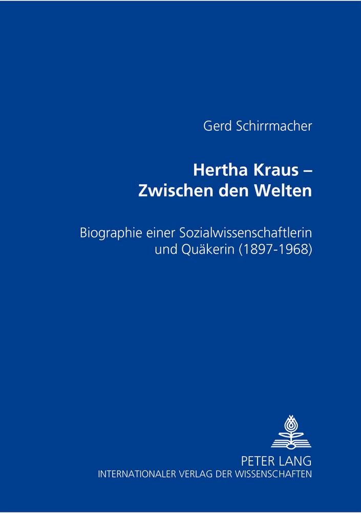 Title: Hertha Kraus – Zwischen den Welten