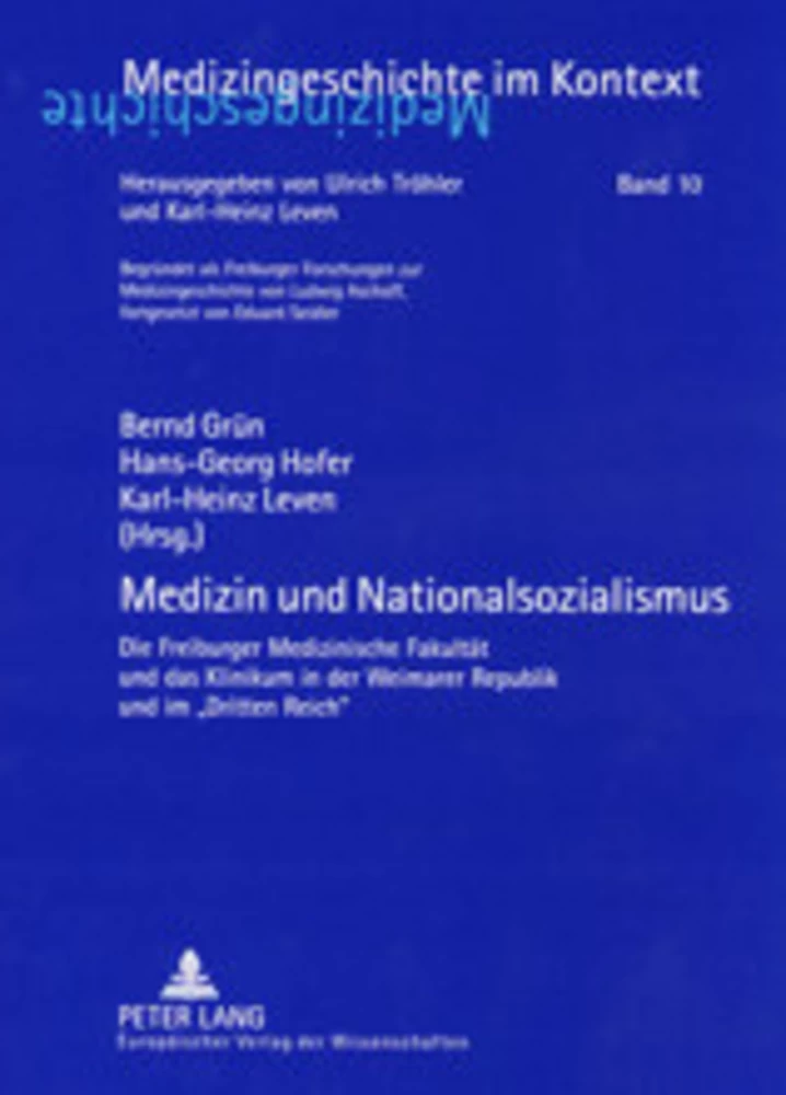 Title: Medizin und Nationalsozialismus