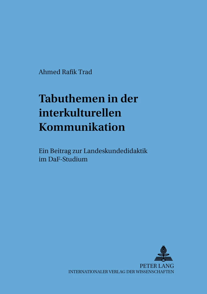 Titel: Tabuthemen in der interkulturellen Kommunikation