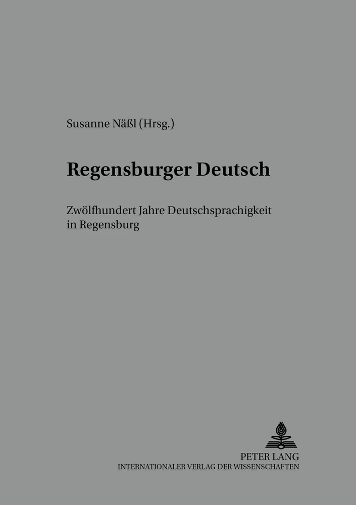 Titel: Regensburger Deutsch