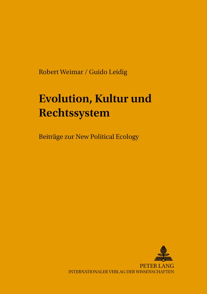 Titel: Evolution, Kultur und Rechtssystem