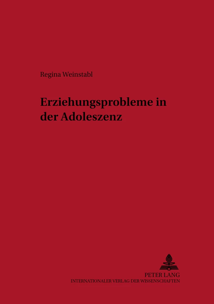 Titel: Erziehungsprobleme in der Adoleszenz