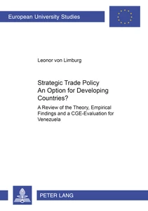 Title: Strategic Trade Policy: An Option for Developing Countries?
