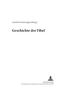 Title: Geschichte der Fibel