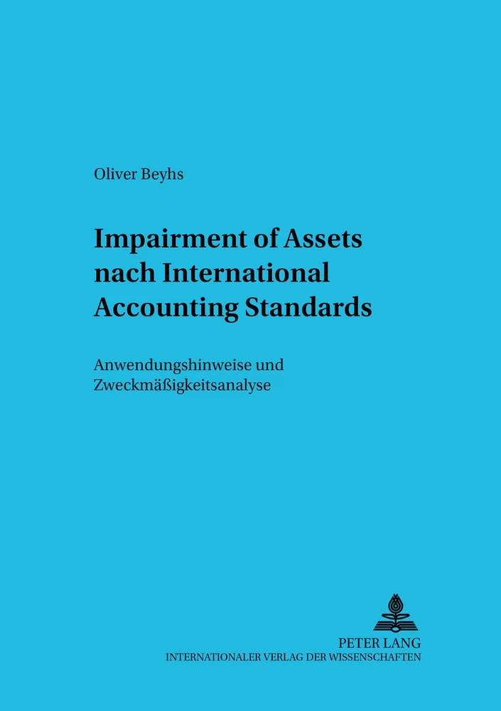Titel: Impairment of Assets nach International Accounting Standards