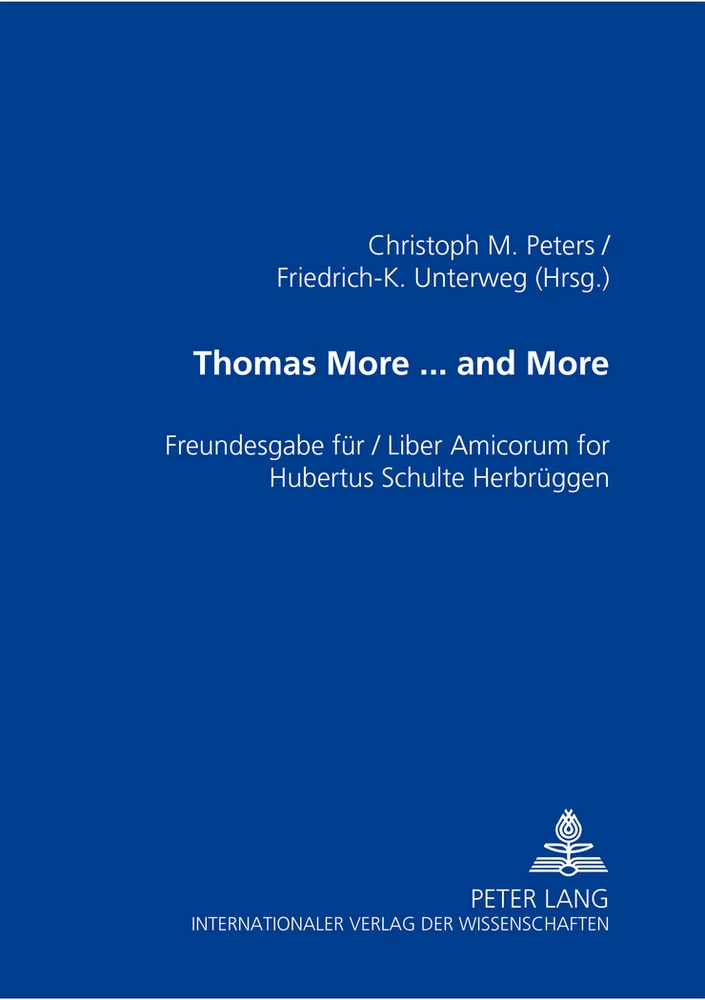 Titel: Thomas More ... and More