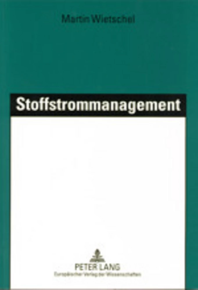 Titel: Stoffstrommanagement