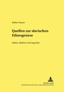 Titel: Quellen zur slavischen Ethnogenese