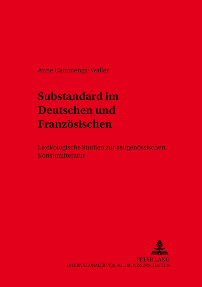 Titel: Substandard im Deutschen und Französischen