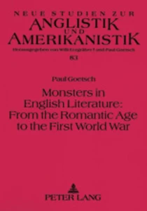 Title: Monsters in English Literature: From the Romantic Age to the First World War