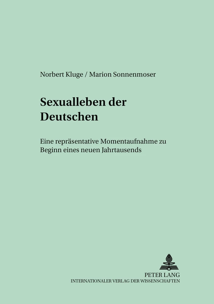 Titel: Sexualleben der Deutschen