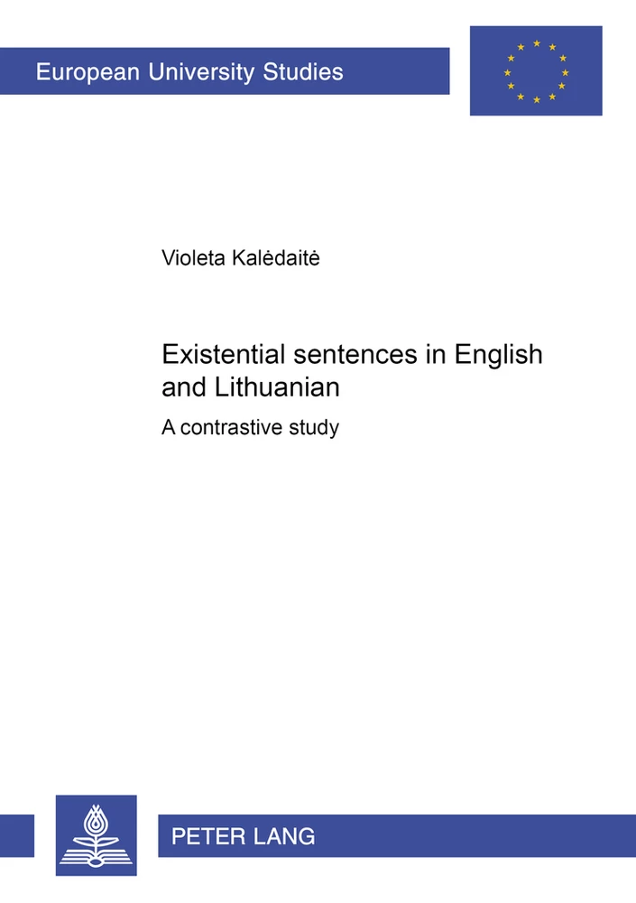 Title: Existential sentences in English and Lithuanian