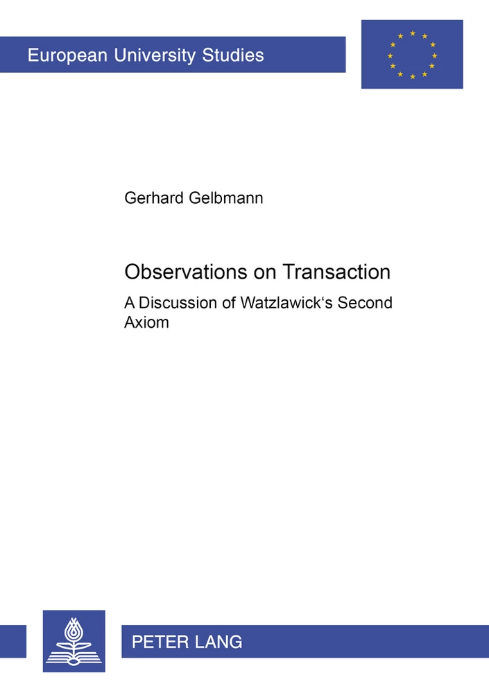 Title: Observations on Transaction