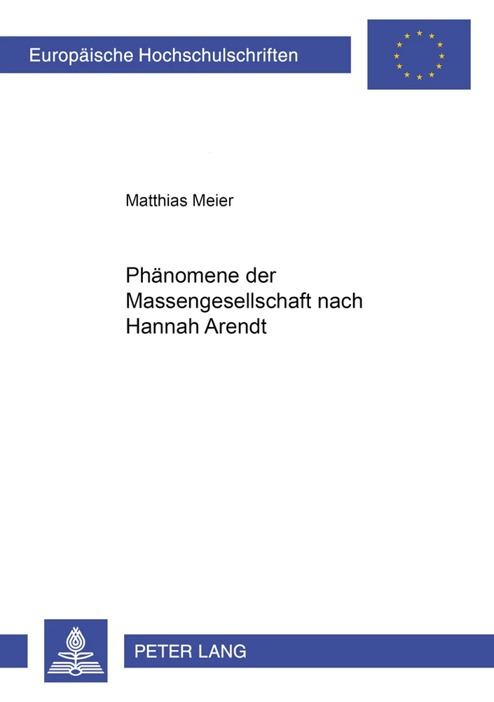 Titel: Phänomene der Massengesellschaft nach Hannah Arendt