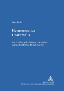 Titel: Hermeneutica universalis