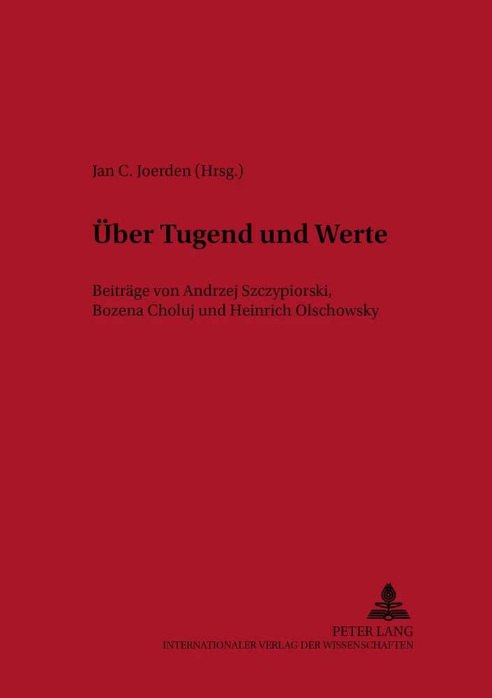 Title: Über Tugend und Werte