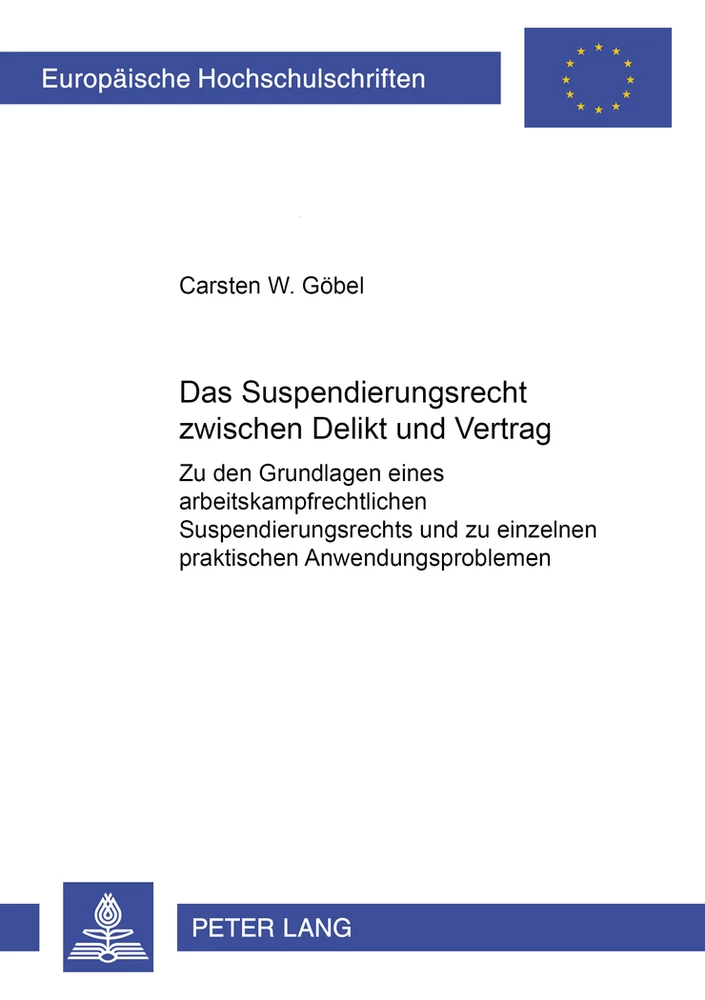 Titel: Das Suspendierungsrecht zwischen Delikt und Vertrag