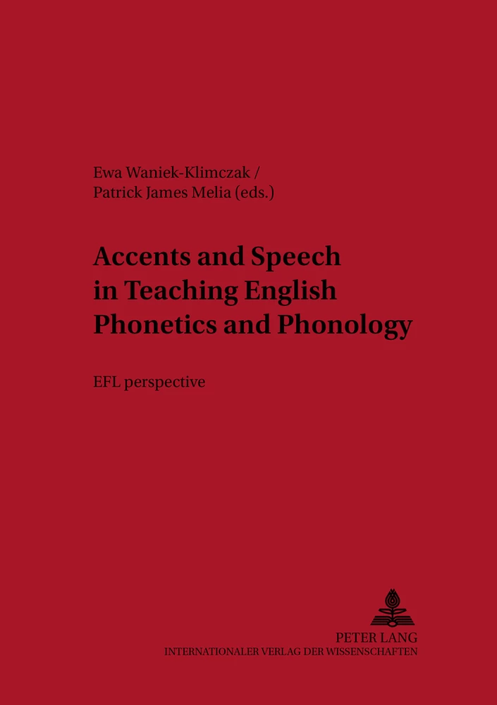 Title: Accents and Speech in Teaching English Phonetics and Phonology