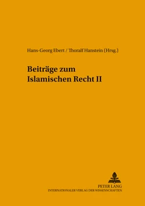 Title: Beiträge zum Islamischen Recht II