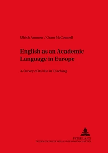 Title: English as an Academic Language in Europe