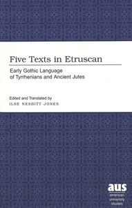 Title: Five Texts in Etruscan