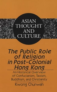 Title: The Public Role of Religion in Post-Colonial Hong Kong