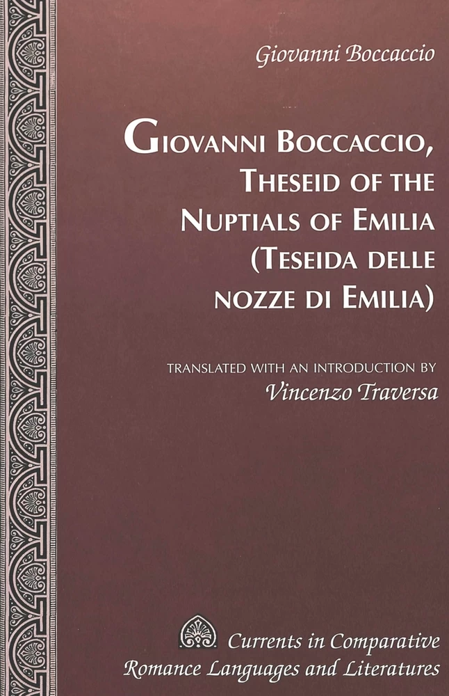 Title: Theseid of the Nuptials of Emilia- Teseida delle nozze di Emilia