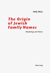 Title: The Origin of Jewish Family Names