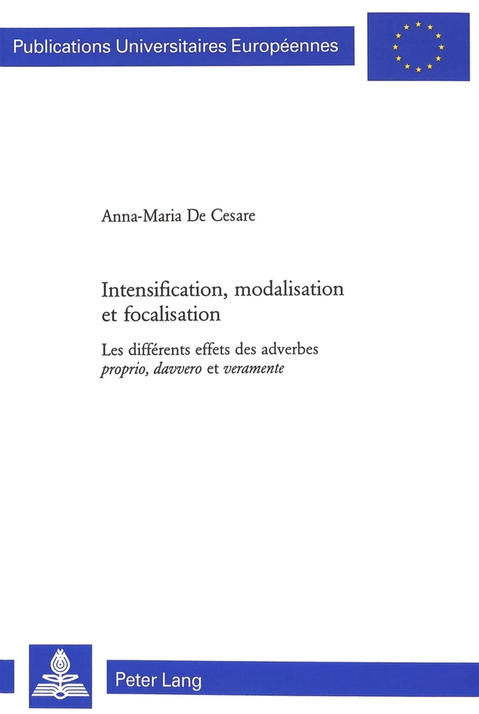 Title: Intensification, modalisation et focalisation