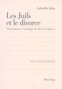 Title: Les Juifs et le divorce