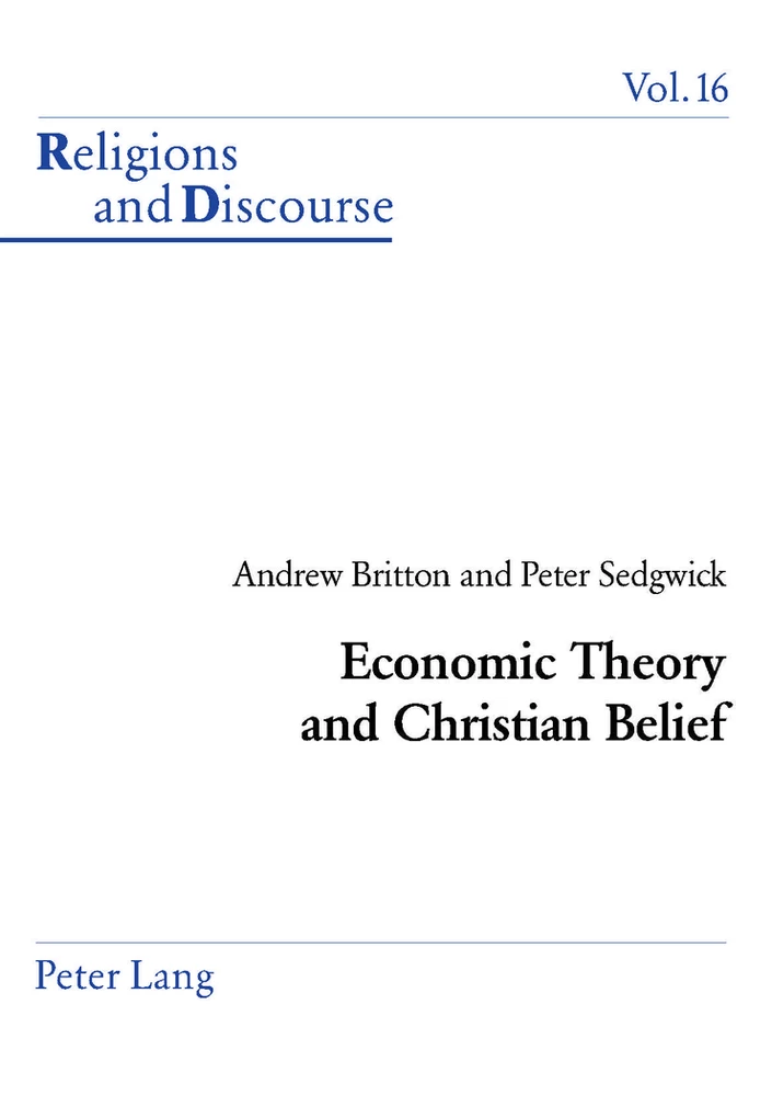 Title: Economic Theory and Christian Belief