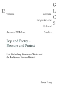 Title: Pop and Poetry – Pleasure and Protest