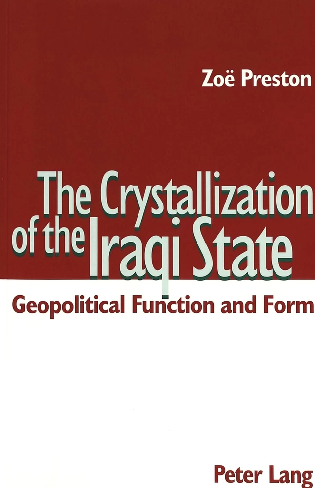 Title: The Crystallization of the Iraqi State