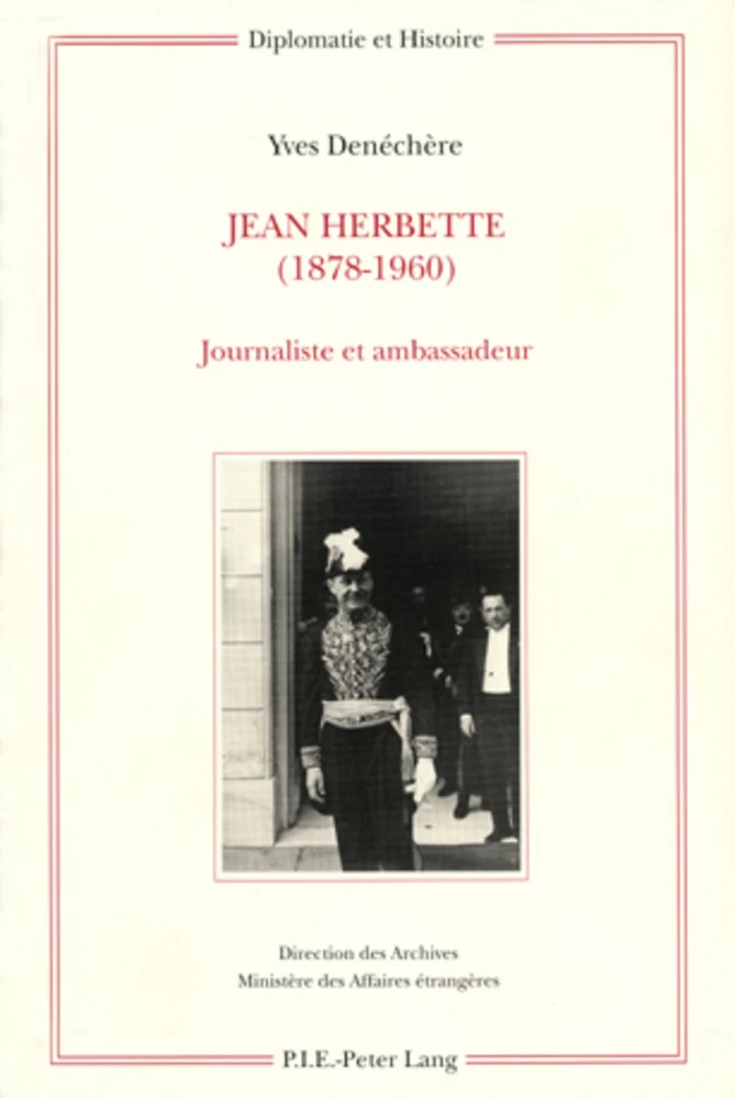 Titre: Jean Herbette (1878-1960)