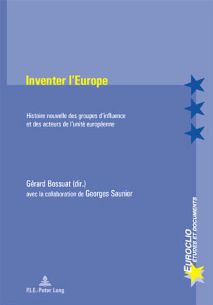 Titre: Inventer l‘Europe