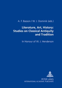 Title: Literature, Art, History: Studies on Classical Antiquity and Tradition