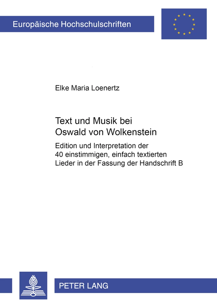 Title: Text und Musik bei Oswald von Wolkenstein