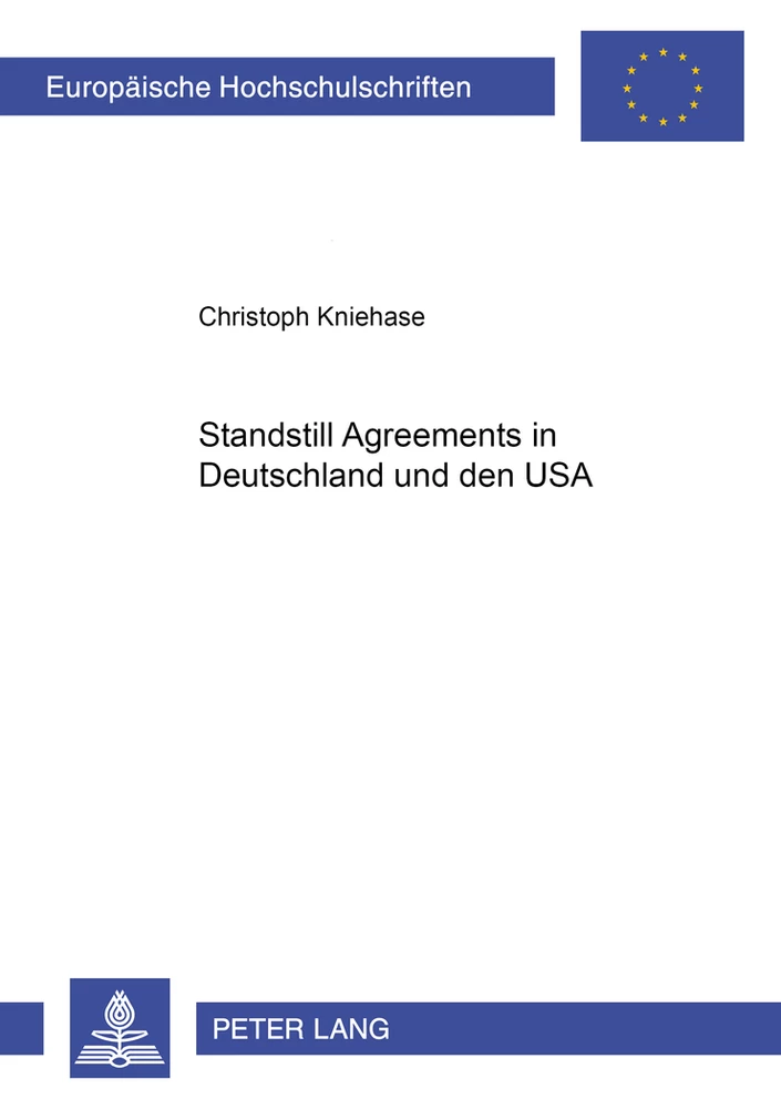 Titel: Standstill Agreements in Deutschland und den USA