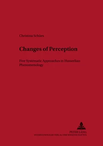 Title: Changes of Perception