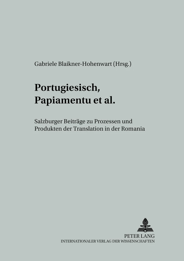 Titel: Portugiesisch, Papiamentu et al.