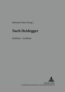 Titel: Nach Heidegger
