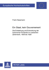 Title: «Ein Staat, kein Gouvernement»