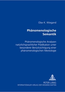 Title: Phänomenologische Semantik