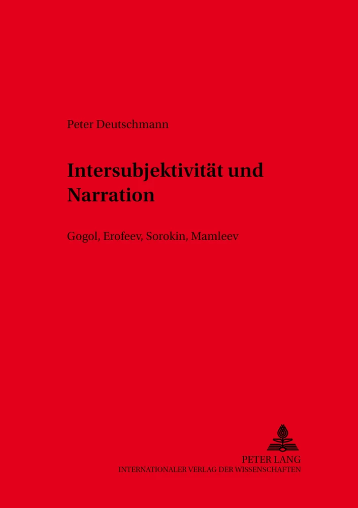 Title: Intersubjektivität und Narration