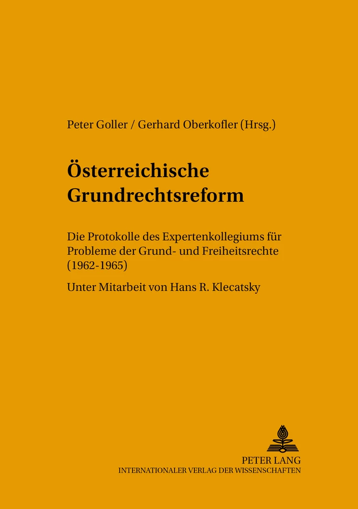 Titel: Österreichische Grundrechtsreform