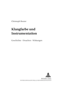 Title: Klangfarbe und Instrumentation