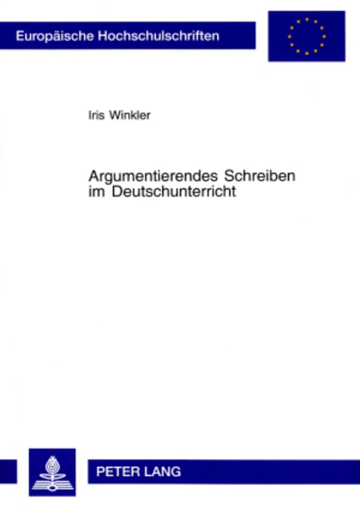 Titel: Argumentierendes Schreiben im Deutschunterricht