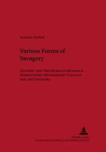 Titel: Various Forms of Savagery