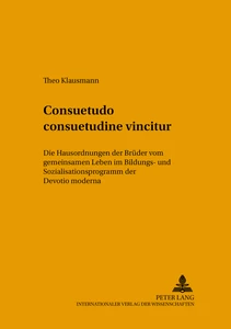 Title: Consuetudo consuetudine vincitur