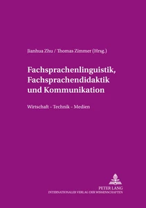 Titre: Fachsprachenlinguistik, Fachsprachendidaktik und interkulturelle Kommunikation
